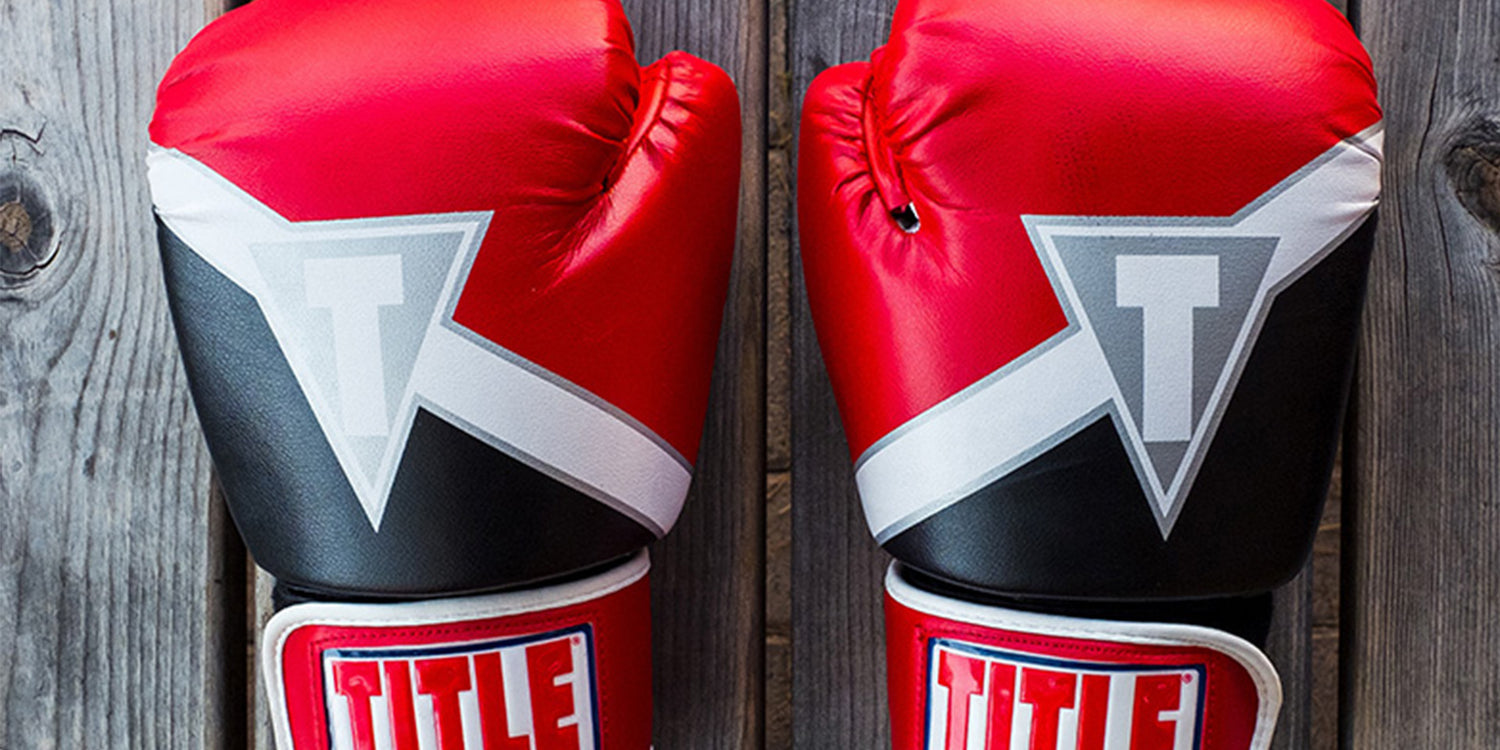 boxing gloves training banner