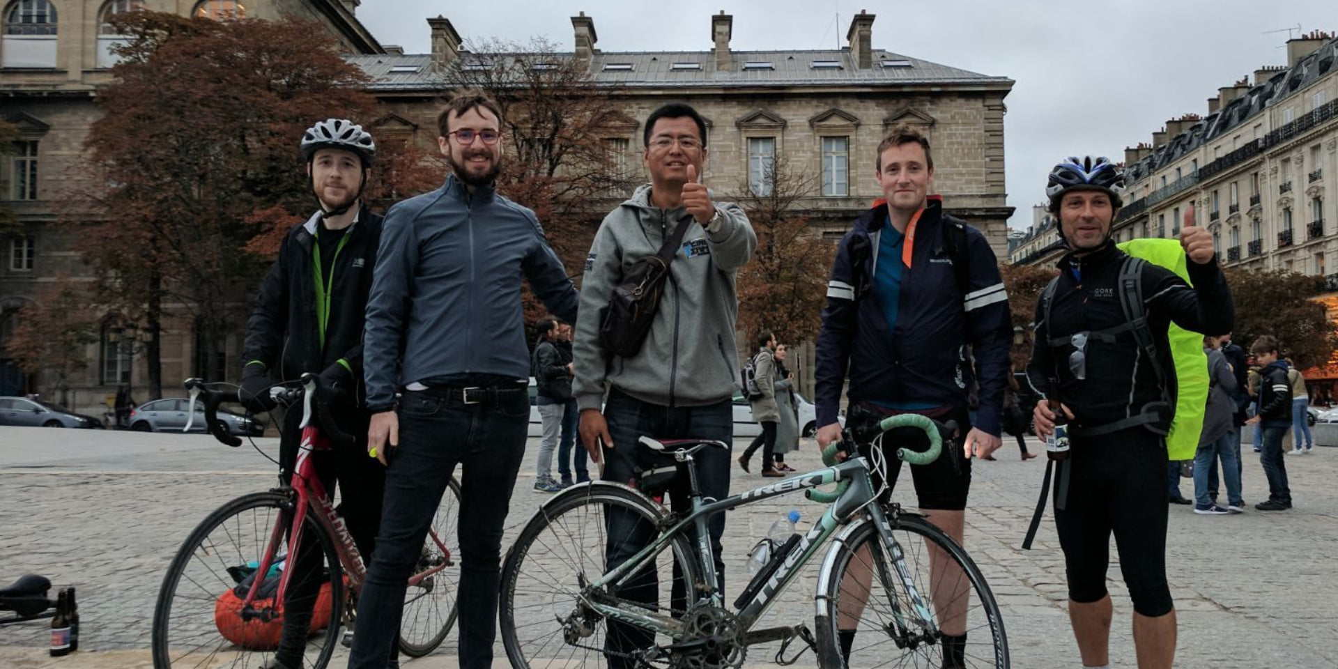 Avenue Verte: Dieppe to Paris the team ready banner