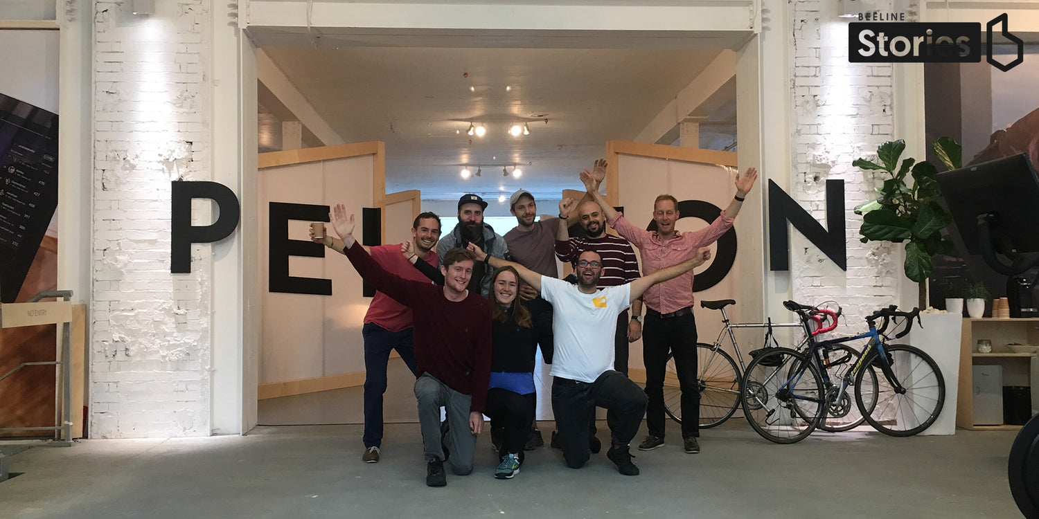 Beeline team at Peloton