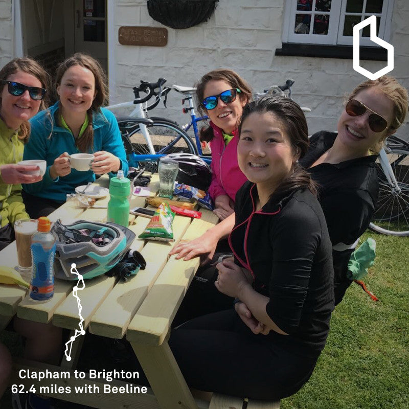 Helena and friends go to the seaside