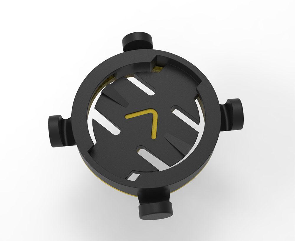 Beeline Moto Universal Elastic Strap Mount top view