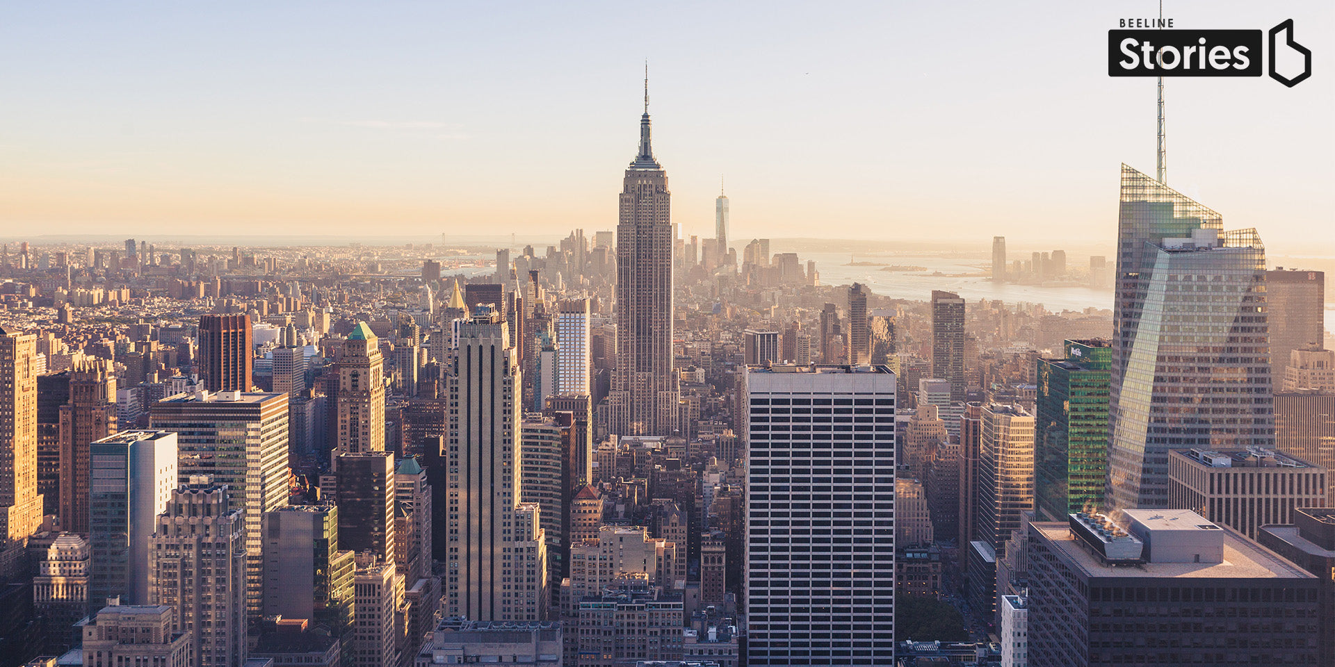 New York city skyline banner