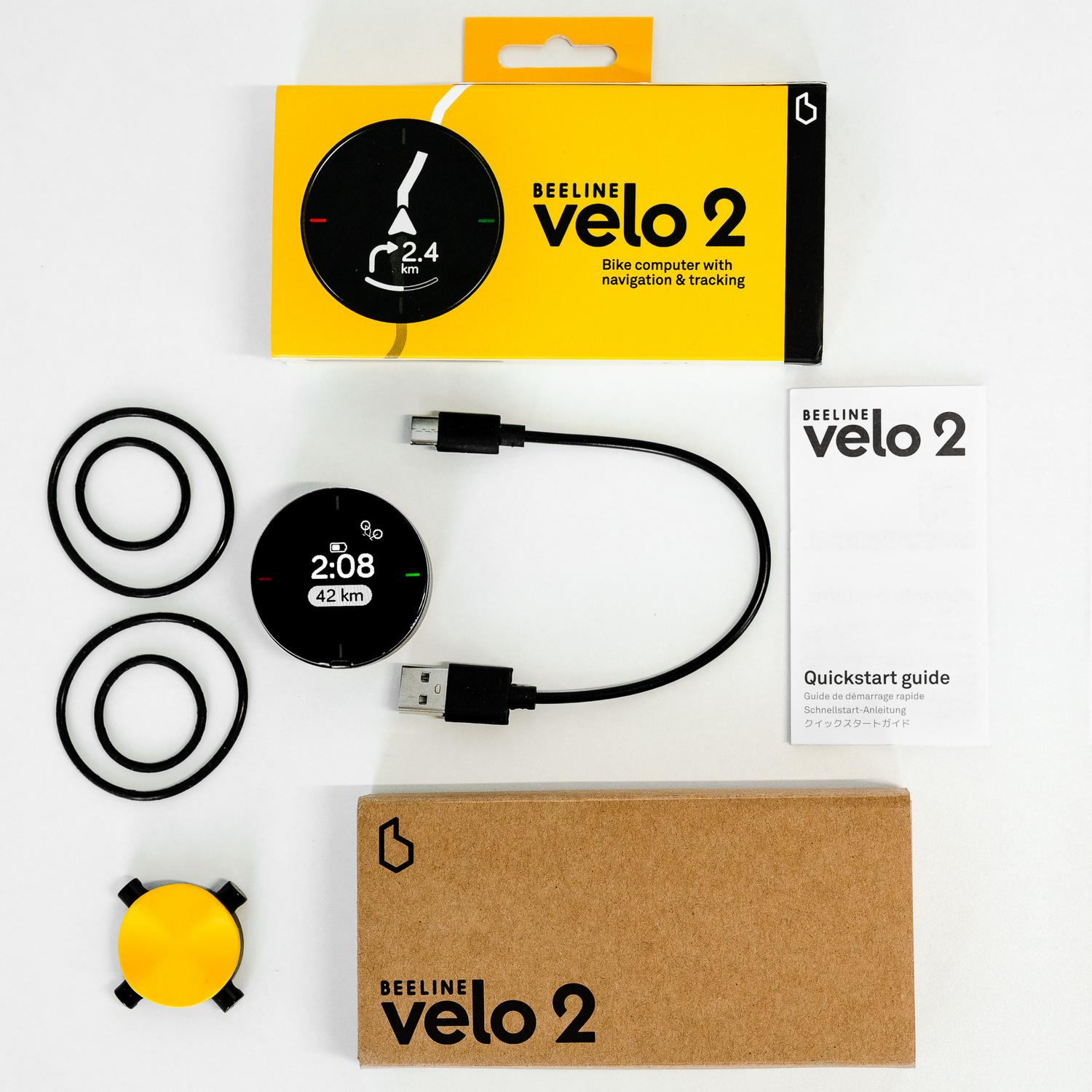 Beeline Velo 2 Bike Computing with Navigation and Tracking - Micro Center